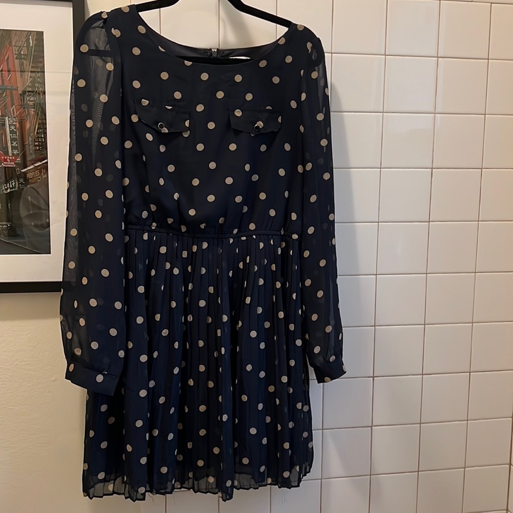 Target polka dot dress size L